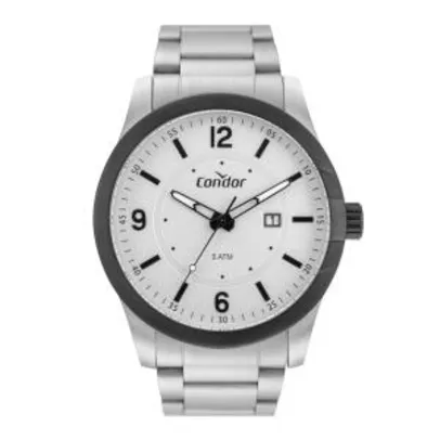 Relógio Masculino Analógico Condor CO2115KWR/4B - Branco | R$ 128