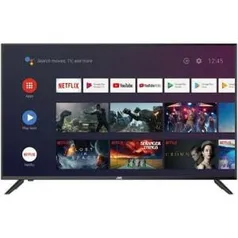 SMART TV LED 55" JVC LT-55MB508 Ultra HD 4K Android Google Assistance Dolby Digital Stereo Plus 4 HDMI 3 USB