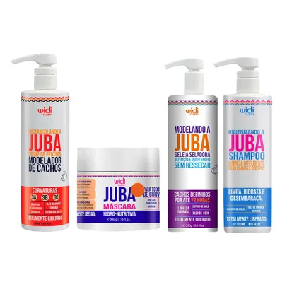 [APP] Widi Care Juba Kit - Leave-In + Máscara + Geléia + Shampoo