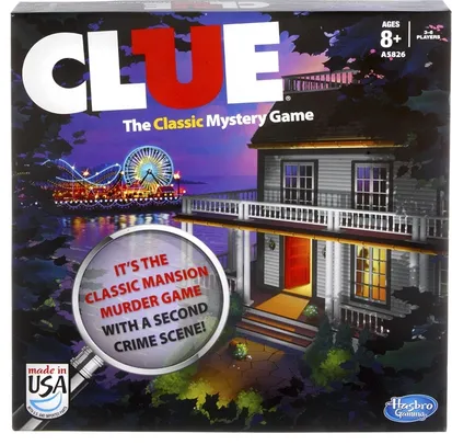 Hasbro Gaming Jogo Gaming Clue Azul Escuro