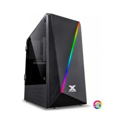 Gabinete Gamer Vinik Pyxis RGB, Mid Tower, Latreral Acrílico