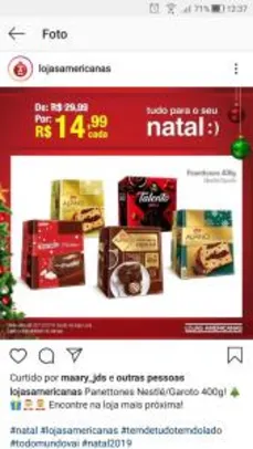 [Loja Física] Panetones e Chocotones Nestle/Garoto - R$15