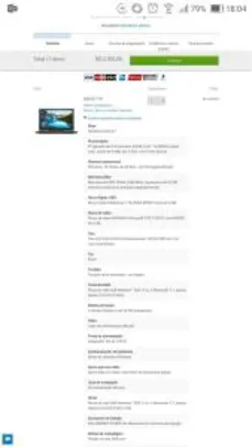 Dell G7 i58300H GTX1050ti HD 1T Híbrido 8GB - R$4300