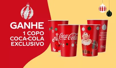 Ganhe Um Copo Exclusivo Da Coca-Cola Especial de Natal