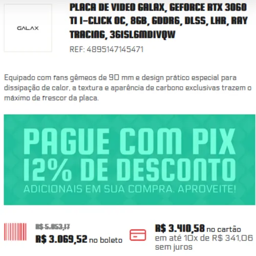 Imagen na descrição da promoção