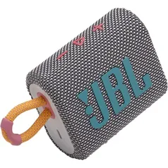 [APP/ AME R$ 145] JBL GO3 4,2W  IP67 Cinza