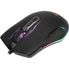 Mouse Gamer Xtrike-Me GM-509, RGB, 7 Botões 2400 DPI, Black R$ 59