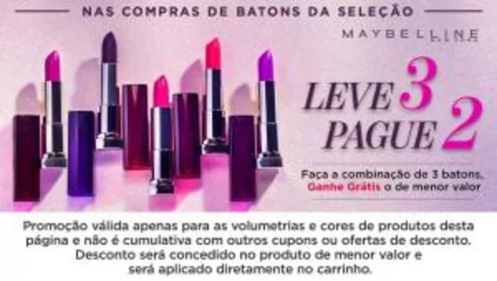 Maybelline - Leve 3 Pague 2
