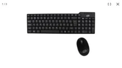 Kit Mouse Fit e Teclado Easy - Newlink - R$ 24,99