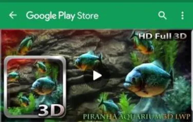 Piranha aquarium 3d lwp (grátis)