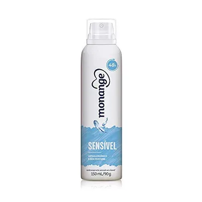 [Rec] Desodorante Aerossol Monange sem Perfume 90G, Monange