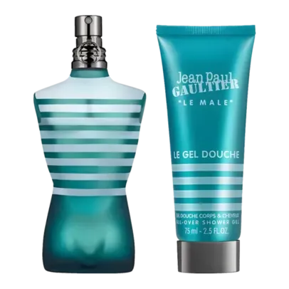 Conjunto Le Male Jean Paul Gaultier Masculino - Eau de Toilette 75ml + Gel de Banho 75ml