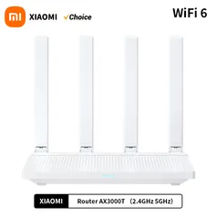 [Taxa Inclusa/GPay/Moedas R$129] Roteador Xiaomi Redmi AX3000T 2023 WiFi 6