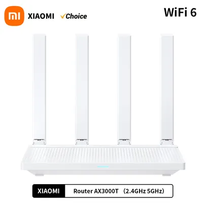 [Taxa Inclusa/GPay/Moedas R$129] Roteador Xiaomi Redmi AX3000T 2023 WiFi 6