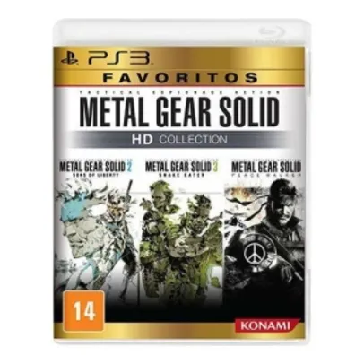 [Americanas] Metal Gear Solid HD Collection PS3 - R$26,39 boleto // R$29,99 1x cartão