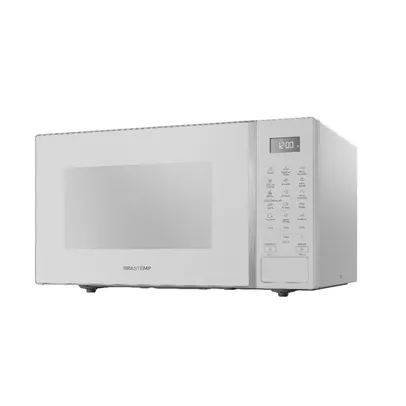 [AME SC R$245] Micro-ondas Brastemp BMS46 32L com Menu Gourmet Branco