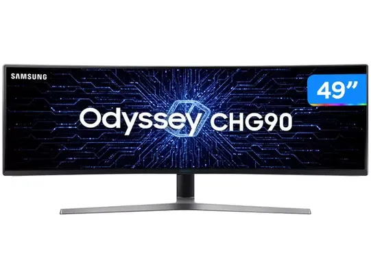 Monitor Gamer Full HD Samsung QLED Curvo 49” - C49HG90 