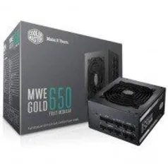 Fonte de Alimentação Cooler Master MWE Gold 650W Modular