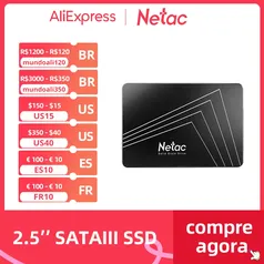 [Contas novas] Netac SSD 1TB SATA