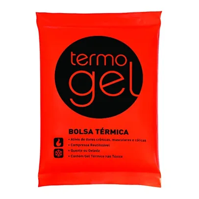 [Prime] Bolsa Térmica em Gel Laranja, Termogel, Grande, Laranja