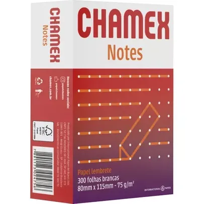 [Regional] Bloco Anotação Chamex Notes 75g 80mmx115mm 300 Folhas