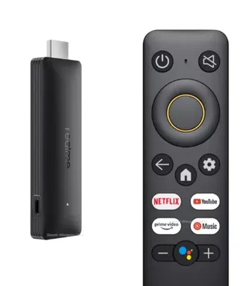 Realme TV Stick 4K com Google TV (Android) - Transforma TV em Smart TV | Versão global