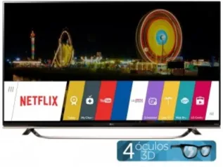 [Clube da Lu] Smart TV LED 4k Ultra HD 3D 65" LG 65UF8500