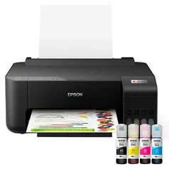 Impressora  Epson Ecotank L1250 Wireless e USB 2.0 Bivolt Preta