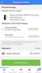 [CLUBE DA LU] iPhone XS Apple 256GB Cinza Espacial | R$ 4.505