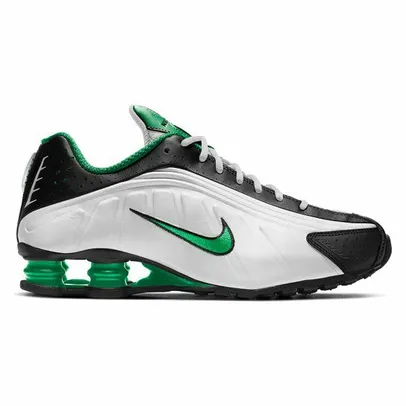 [APP] Tênis Nike Shox R4 Masculino - Branco+Verde | R$ 600