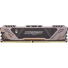 Memória Crucial Ballistix Sport AT Gray 8GB 2666Mhz DDR4