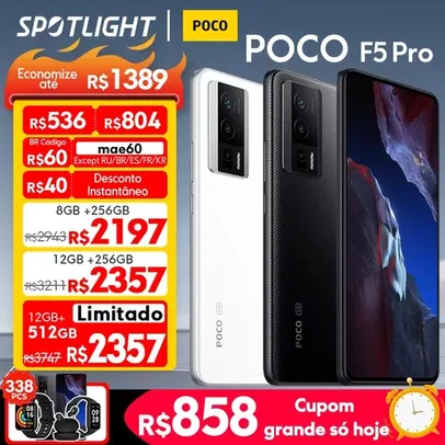 Smartphone Poco F5 Pro 5G 12GB RAM 512GB 