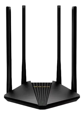 Roteador Mercusys MR30G AC1200 Gigabit Wireless Dual Band Preto 110v/220v