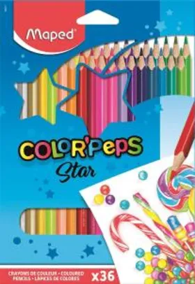 Lápis de Cor Color Peps Caixa x 36, Maped | R$22
