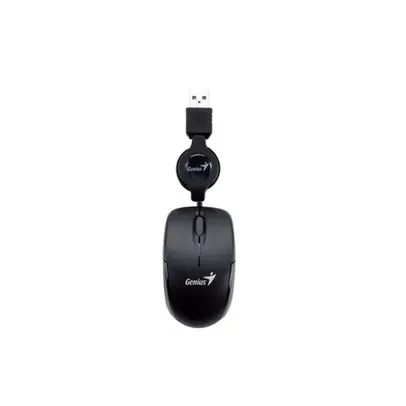 Mouse Genius Micro Traveler V2 1000 DPI USB 3 Botões Preto - 31010125100