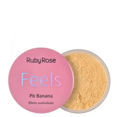 Pó Solto Aveludado Ruby Rose Feels Banana 8,5 g