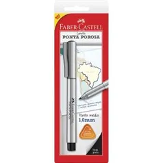 Caneta Ponta Porosa, Faber-Castell, SM/SPBPRZF, Preta