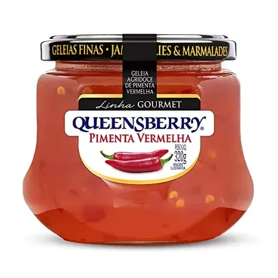 [R$14,01 Super] Geleia Agridoce de Pimenta Vermelha Queensberry Gourmet 320g