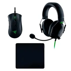 Kit Gamer com Mouse+ Headset + Mousepad Razer RZ85-03240100-B3U1 Preto