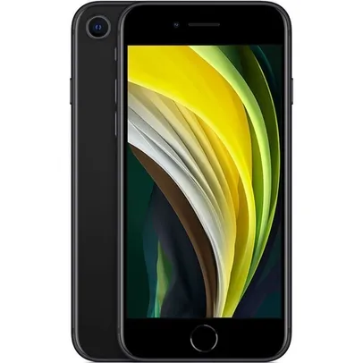 ( AME R$2480) iPhone SE Apple (256GB) Preto Tela 4,7" 4G Câmera 12MP iOS