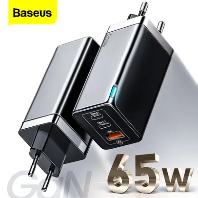  Baseus gan 65w usb c carregador de