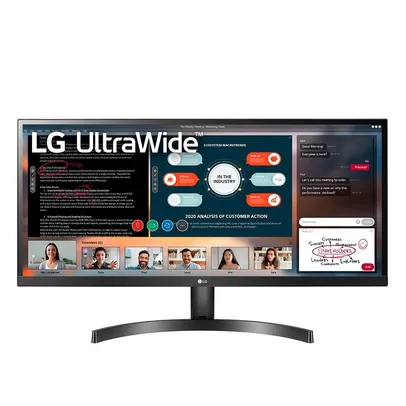 Monitor LG 29' IPS, Ultra Wide, Full HD, HDMI, VESA, Ajuste de Ângulo, HDR 10, 99% sRGB, FreeSync - 