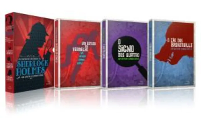Box - As Grandes Histórias De Sherlock Holmes - 3 Volumes - R$26