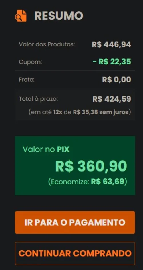 Imagen na descrição da promoção