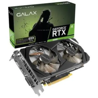 Placa de Vídeo Galax GeForce RTX 2060 6GB GDDR6 OC 26NRL7HPX7OC