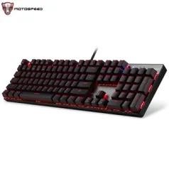 [Gear Best] MOTOSPEED Inflictor CK104 Mechanical Gaming Keyboard  -  SILVER por R$ 168