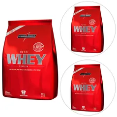 KIT 3X NUTRI WHEY PROTEIN 907 G REFIL - INTEGRALMÉDICA - R$ 80,67