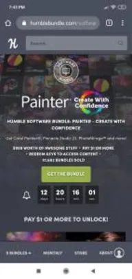 Corel Painter 2019 e outros softwares de Design por R$100