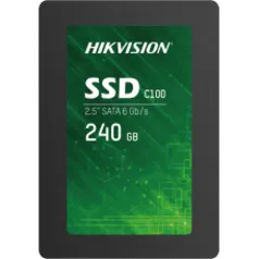 SSD Hikvision C100, 240GB, Sata III, Leitura 550MBs e Gravação 450MBs, HS-SSD-C100/240G