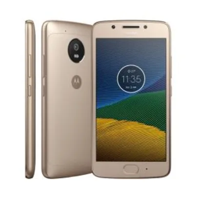 Smartphone Motorola Moto G5 XT1672 Ouro por R$ 725